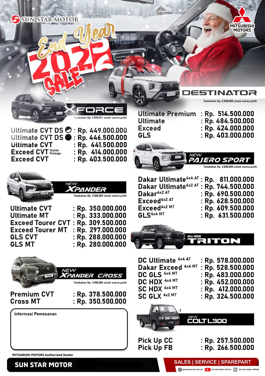 Promo Mitsubishi End Year Sale